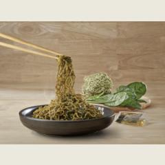 菠菜哥罗面(干捞)</br>Spinach Kolo Mee (Dry) 85gm (BUY 10 FREE 1)